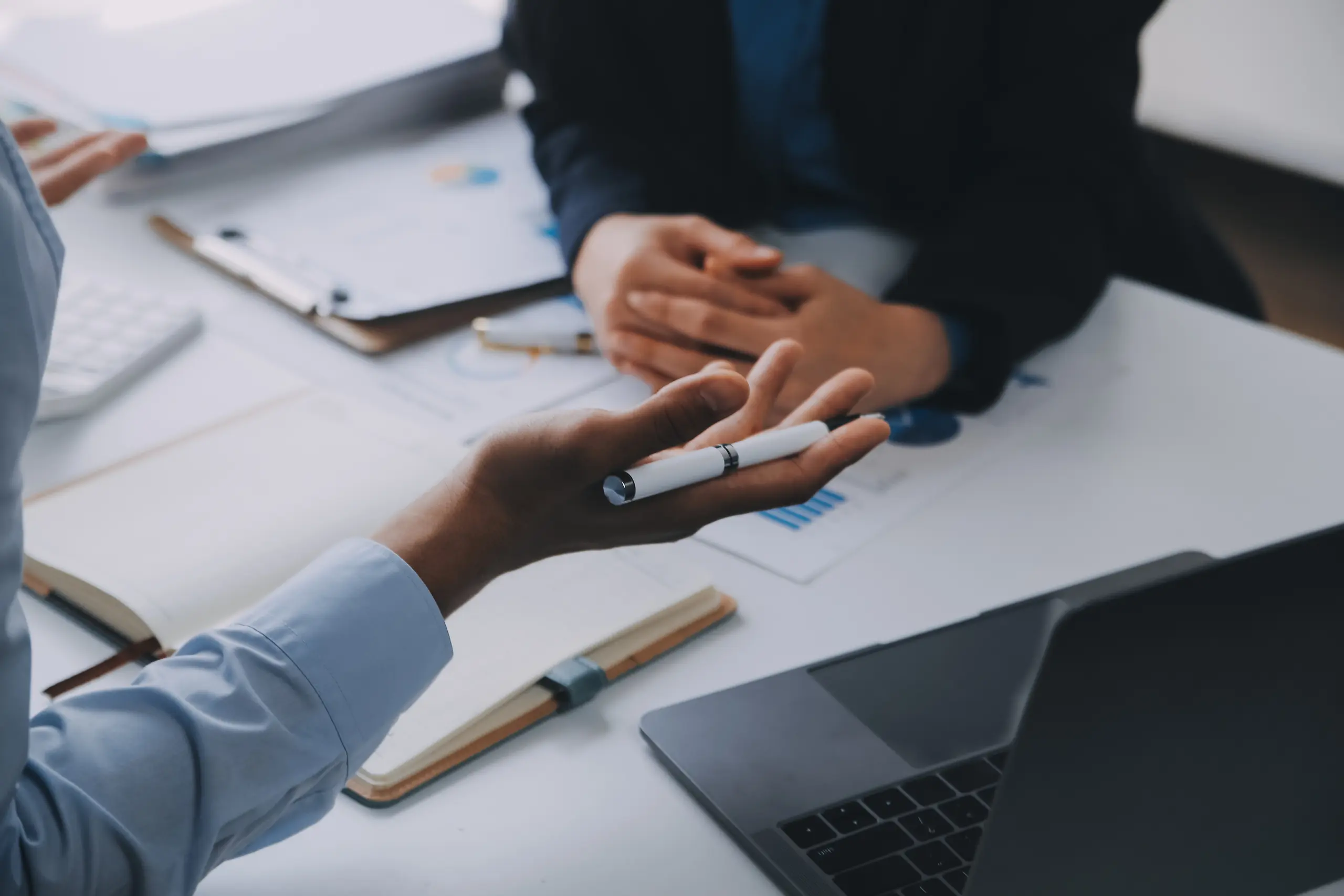 Business team working on a startup project in a modern lounge